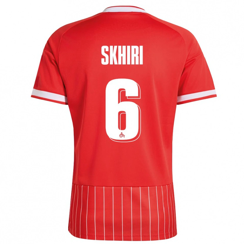 Danxen Donna Maglia Ellyes Skhiri #6 Rosso Bianco Verde Kit Gara Away 2026/27 Maglietta