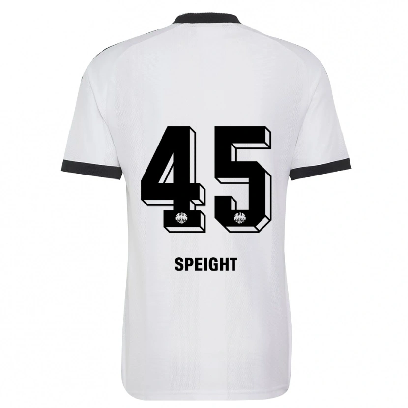 Danxen Donna Maglia Benjamin Speight #45 Bianco Nero Kit Gara Away 2026/27 Maglietta