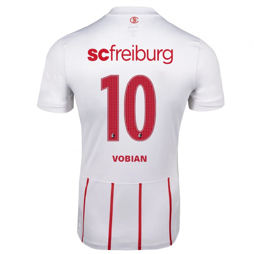 Danxen Donna Maglia Selina Vobian #10 Bianco Rosso Giallo Kit Gara Away 2026/27 Maglietta