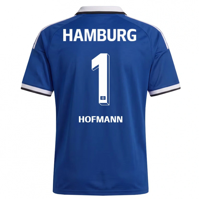 Danxen Donna Maglia Tobias Hofmann #1 Bianco Blu Kit Gara Away 2026/27 Maglietta