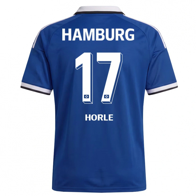 Danxen Donna Maglia Tim Niclas Hörle #17 Bianco Blu Kit Gara Away 2026/27 Maglietta