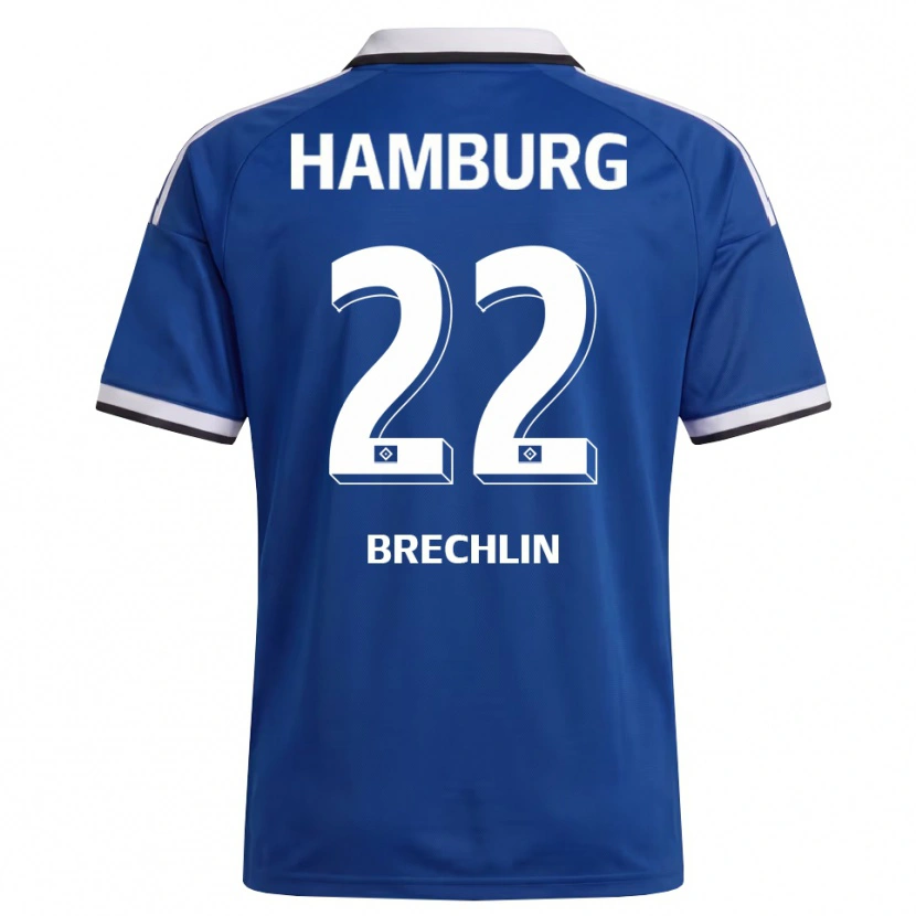 Danxen Donna Maglia Bjarne Brechlin #22 Bianco Blu Kit Gara Away 2026/27 Maglietta