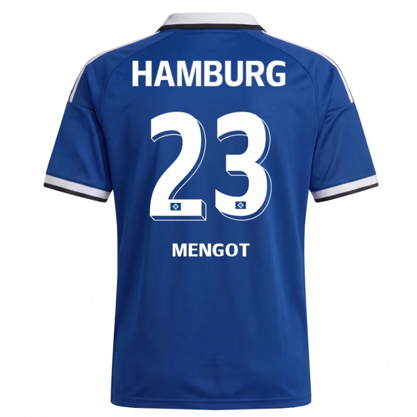 Danxen Donna Maglia Ayukayoh Mengot #23 Bianco Blu Kit Gara Away 2026/27 Maglietta