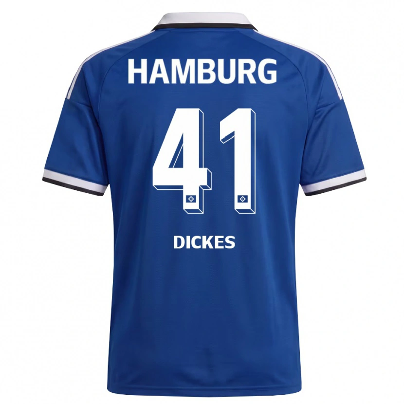 Danxen Donna Maglia Fernando Dickes #41 Bianco Blu Kit Gara Away 2026/27 Maglietta