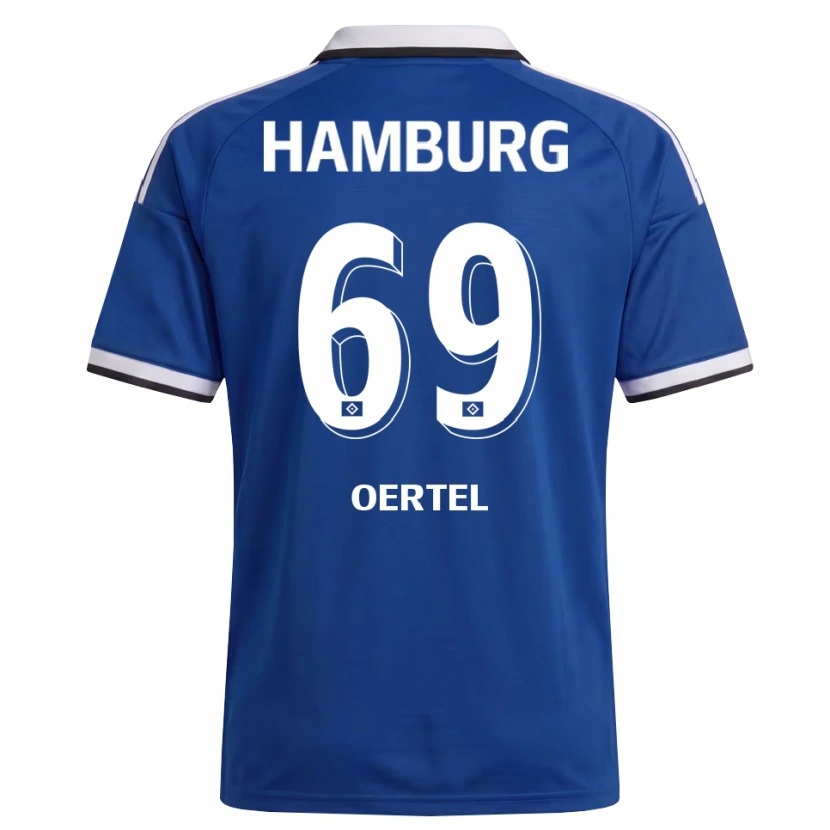 Danxen Donna Maglia Jan Oertel #69 Bianco Blu Kit Gara Away 2026/27 Maglietta