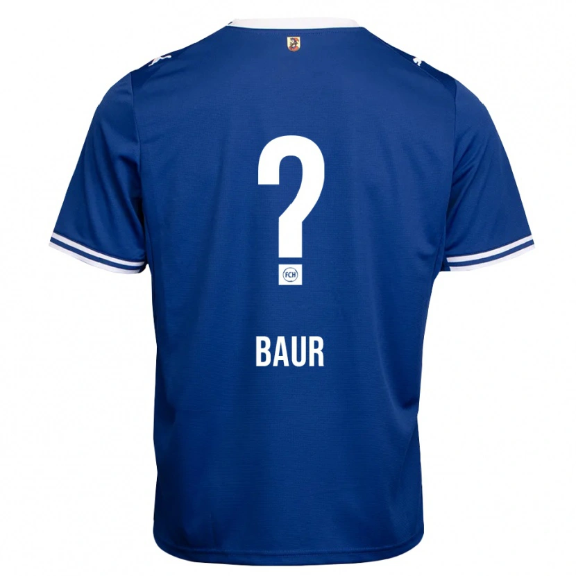 Danxen Donna Maglia Martin Baur #0 Blu Reale Bianco Kit Gara Away 2026/27 Maglietta
