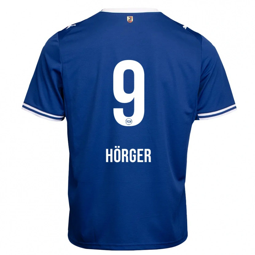 Danxen Donna Maglia Verena Hörger #9 Blu Reale Bianco Kit Gara Away 2026/27 Maglietta
