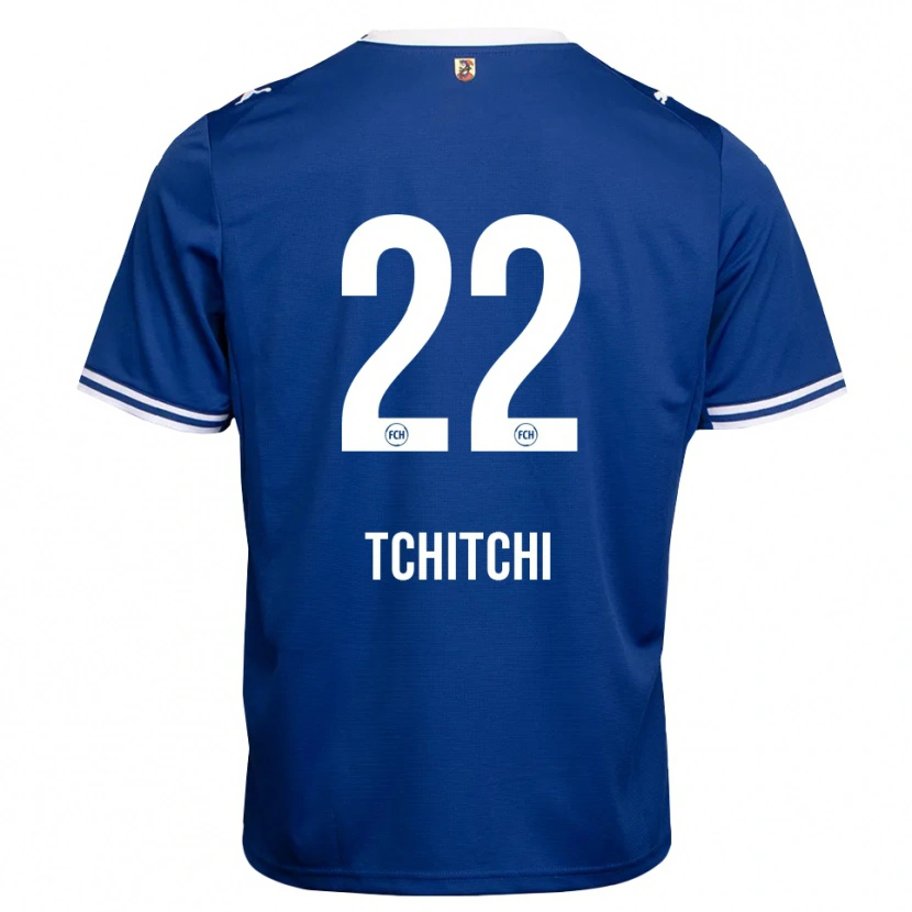 Danxen Donna Maglia Dahrel Tchitchi #22 Blu Reale Bianco Kit Gara Away 2026/27 Maglietta