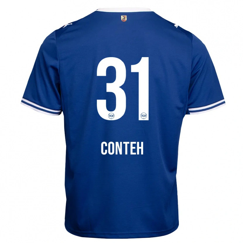 Danxen Donna Maglia Sirlord Conteh #31 Blu Reale Bianco Kit Gara Away 2026/27 Maglietta