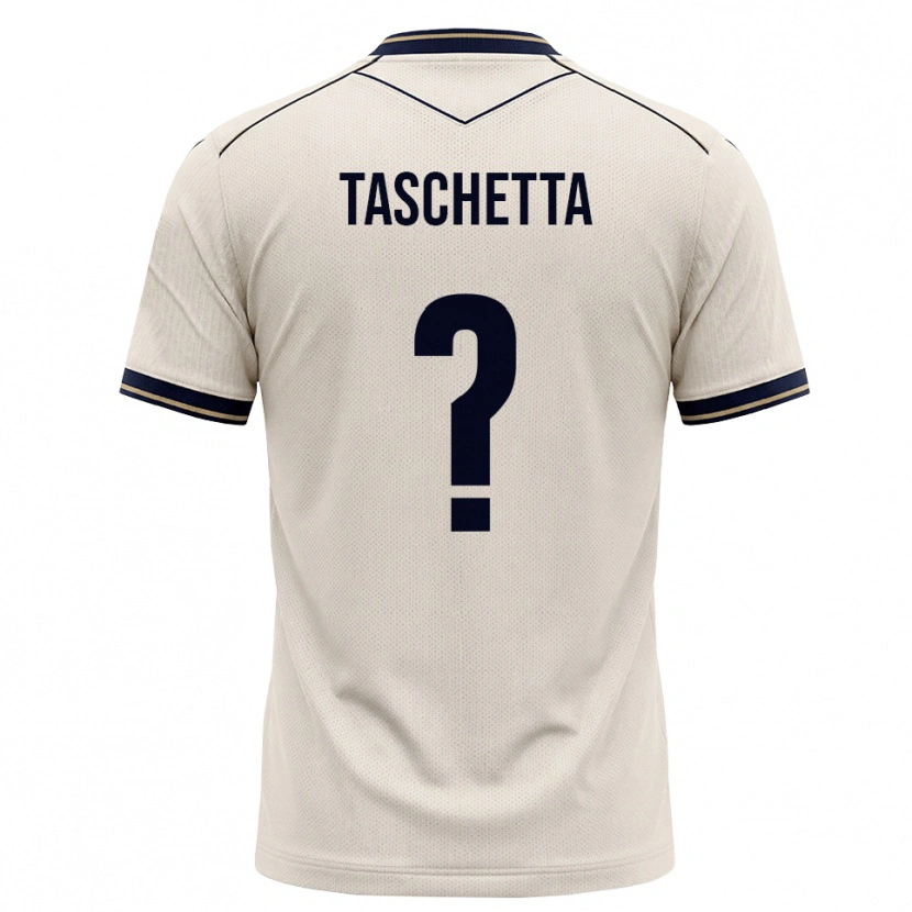 Danxen Donna Maglia Vincenzo Taschetta #0 Bianco Avorio Blu Inchiostro Kit Gara Away 2026/27 Maglietta