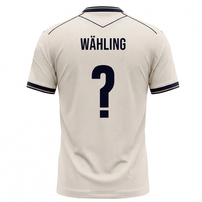 Danxen Donna Maglia Jamie Wähling #0 Bianco Avorio Blu Inchiostro Kit Gara Away 2026/27 Maglietta