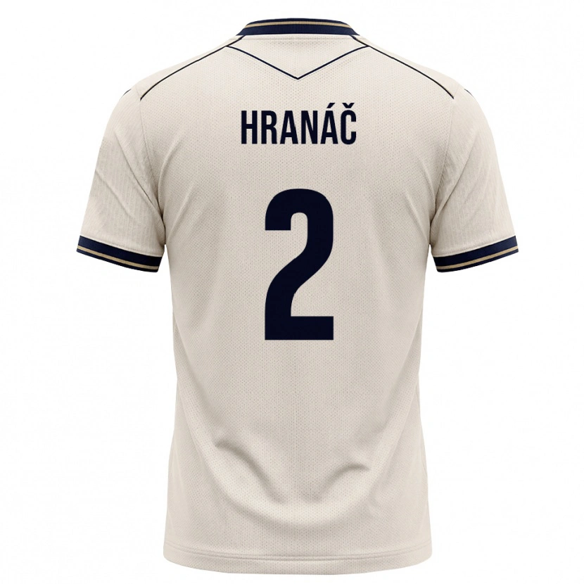 Danxen Donna Maglia Robin Hranac #2 Bianco Avorio Blu Inchiostro Kit Gara Away 2026/27 Maglietta
