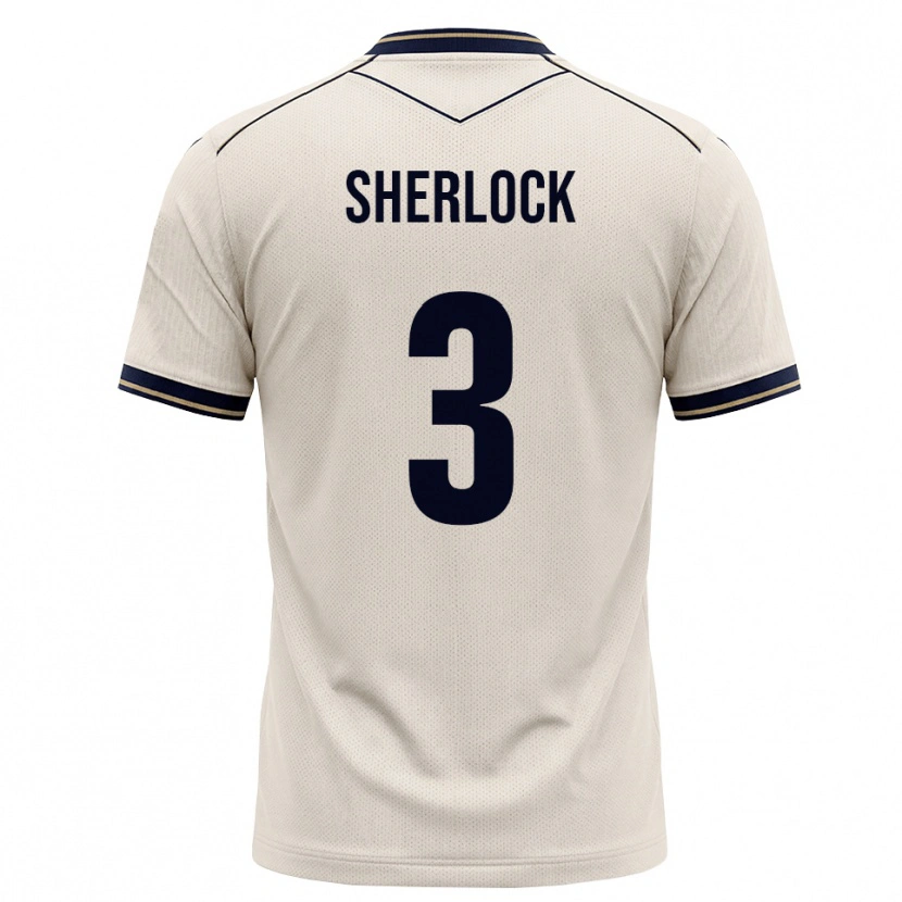 Danxen Donna Maglia Finn Sherlock #3 Bianco Avorio Blu Inchiostro Kit Gara Away 2026/27 Maglietta