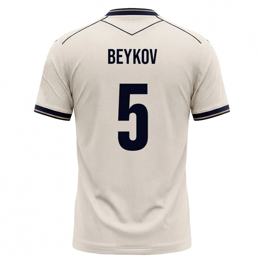 Danxen Donna Maglia Viktor Beykov #5 Bianco Avorio Blu Inchiostro Kit Gara Away 2026/27 Maglietta