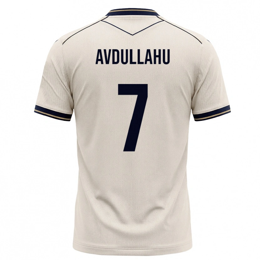 Danxen Donna Maglia Leon Avdullahu #7 Bianco Avorio Blu Inchiostro Kit Gara Away 2026/27 Maglietta