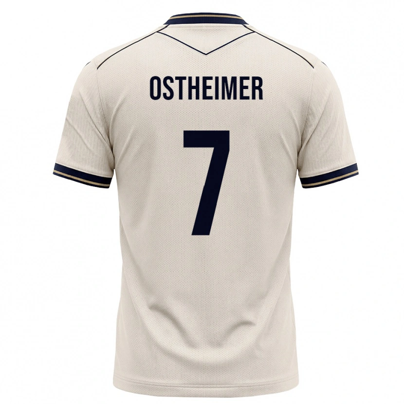Danxen Donna Maglia Nevio Ostheimer #7 Bianco Avorio Blu Inchiostro Kit Gara Away 2026/27 Maglietta