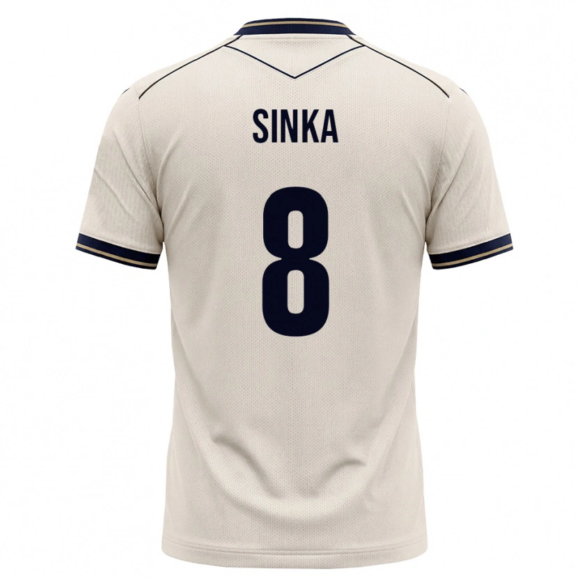 Danxen Donna Maglia Napsugár Sinka #8 Bianco Avorio Blu Inchiostro Kit Gara Away 2026/27 Maglietta