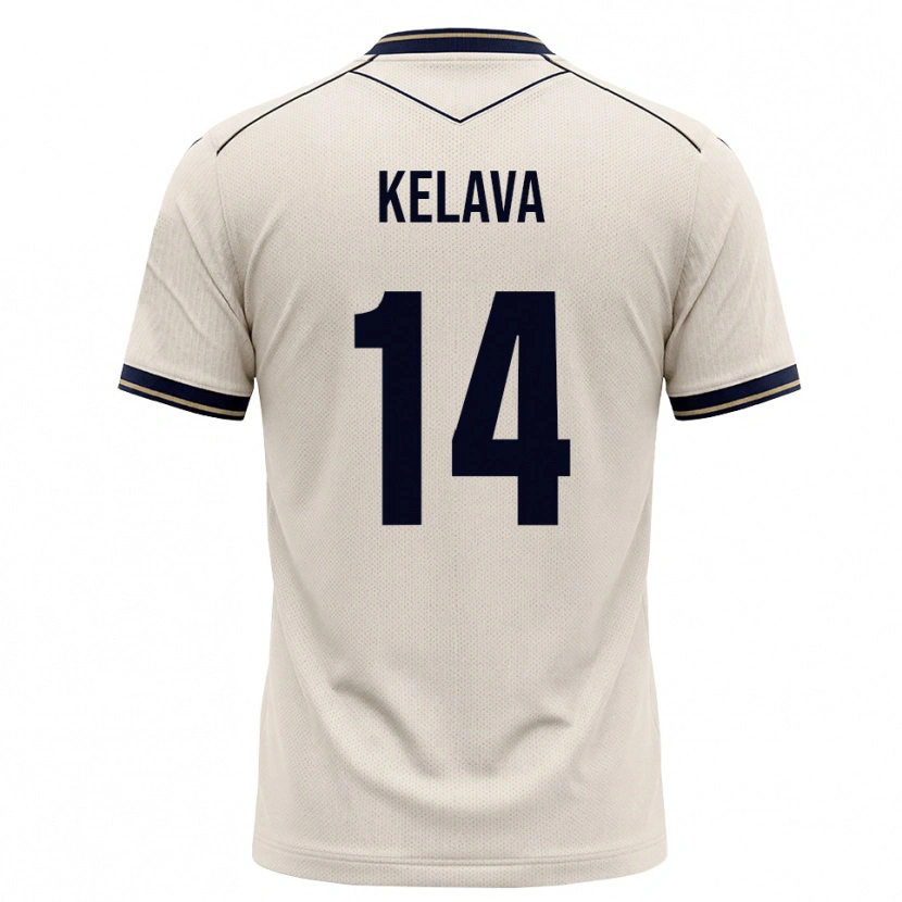 Danxen Donna Maglia Luka Kelava #14 Bianco Avorio Blu Inchiostro Kit Gara Away 2026/27 Maglietta
