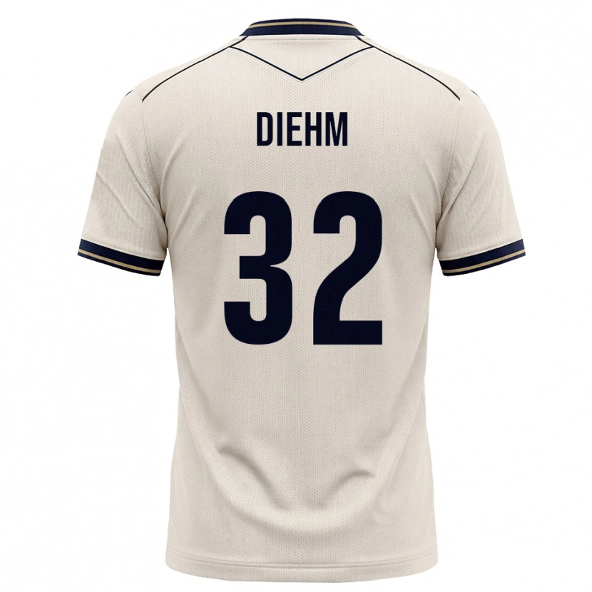 Danxen Donna Maglia Vanessa Diehm #32 Bianco Avorio Blu Inchiostro Kit Gara Away 2026/27 Maglietta