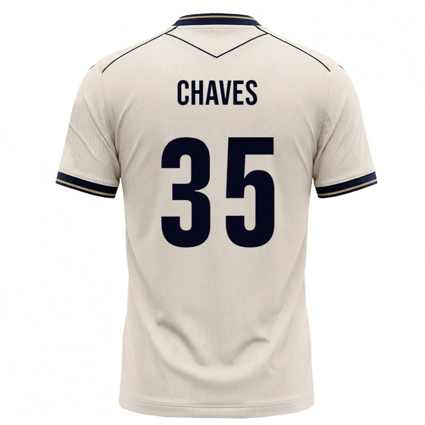 Danxen Donna Maglia Arthur Chaves #35 Bianco Avorio Blu Inchiostro Kit Gara Away 2026/27 Maglietta