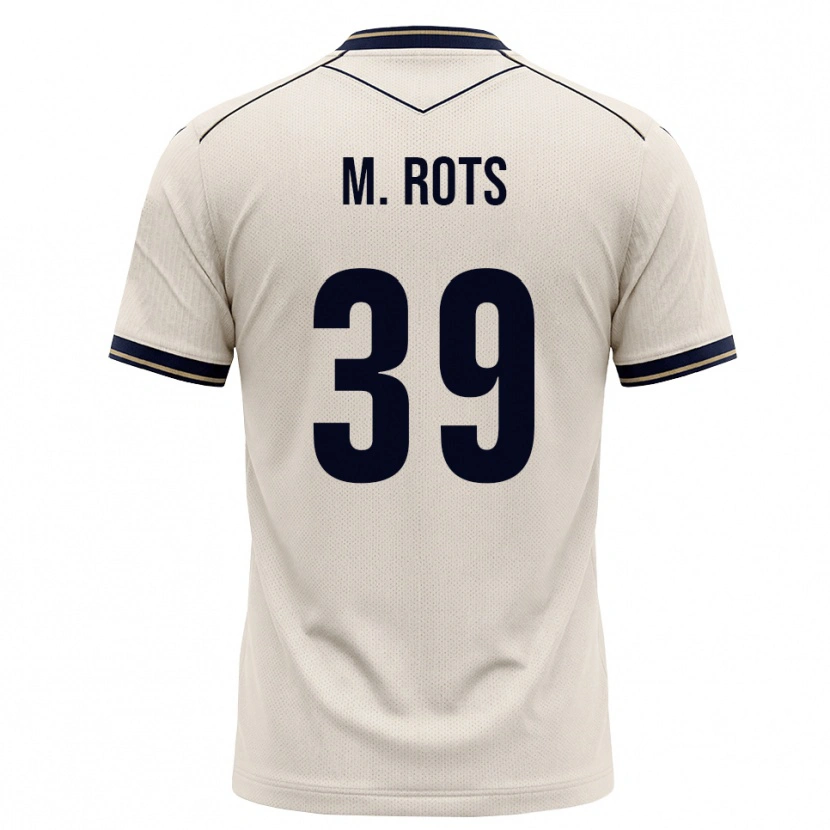 Danxen Donna Maglia Mats Rots #39 Bianco Avorio Blu Inchiostro Kit Gara Away 2026/27 Maglietta