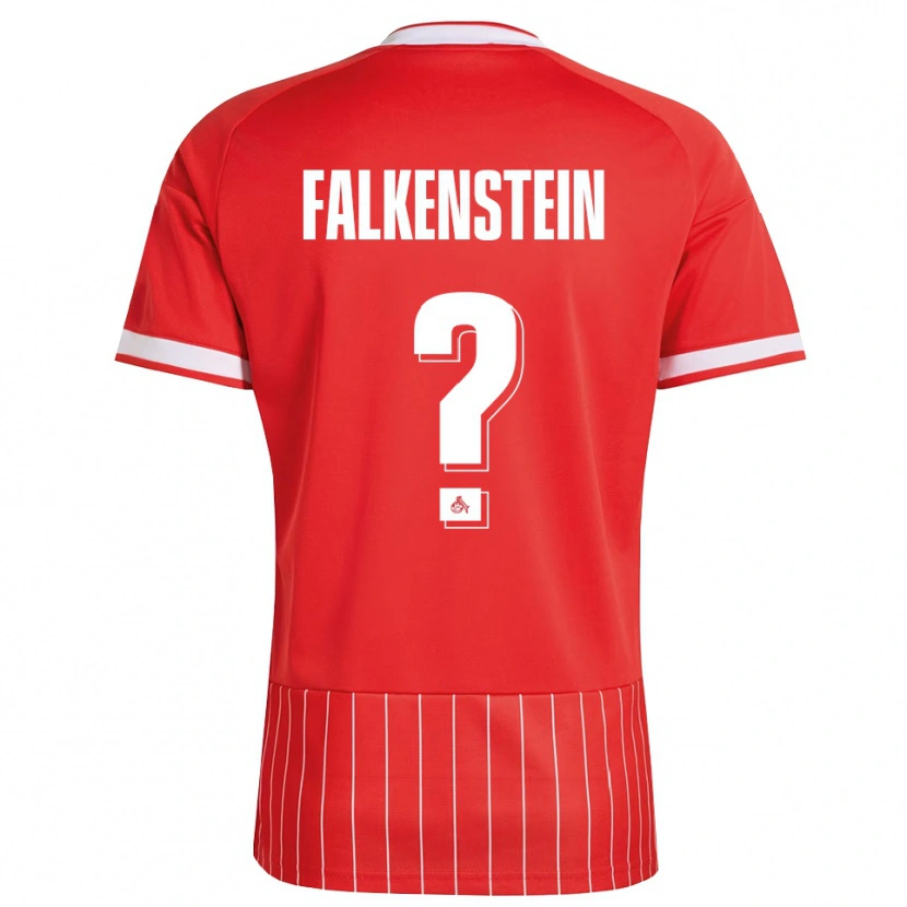 Danxen Donna Maglia Emilio Falkenstein #0 Rosso Bianco Verde Kit Gara Away 2026/27 Maglietta
