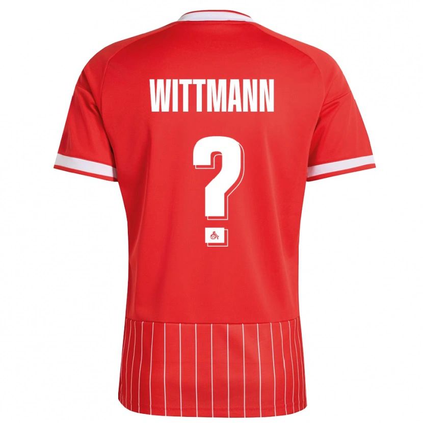 Danxen Donna Maglia Eyk Wittmann #0 Rosso Bianco Verde Kit Gara Away 2026/27 Maglietta