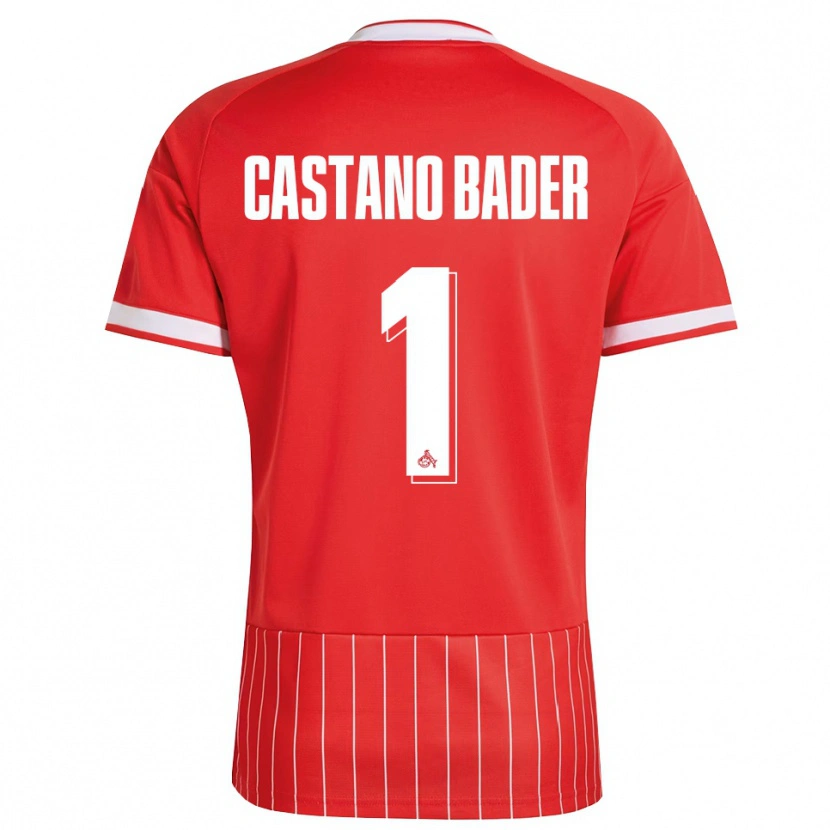 Danxen Donna Maglia Simeon Castano Bader #1 Rosso Bianco Verde Kit Gara Away 2026/27 Maglietta