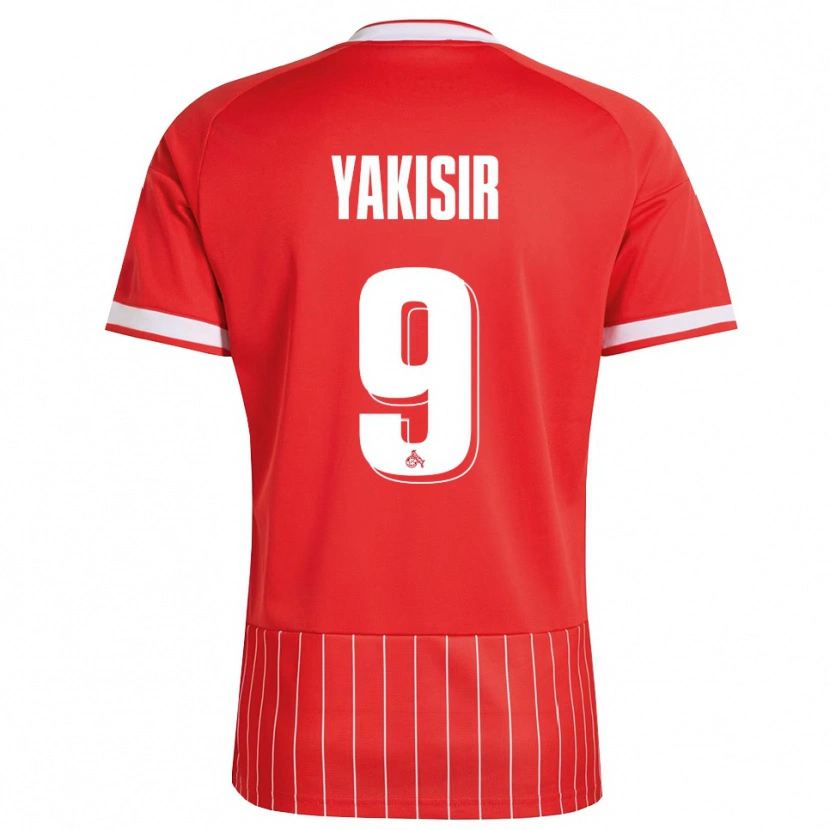 Danxen Donna Maglia Emir-Ahmet Yakisir #9 Rosso Bianco Verde Kit Gara Away 2026/27 Maglietta