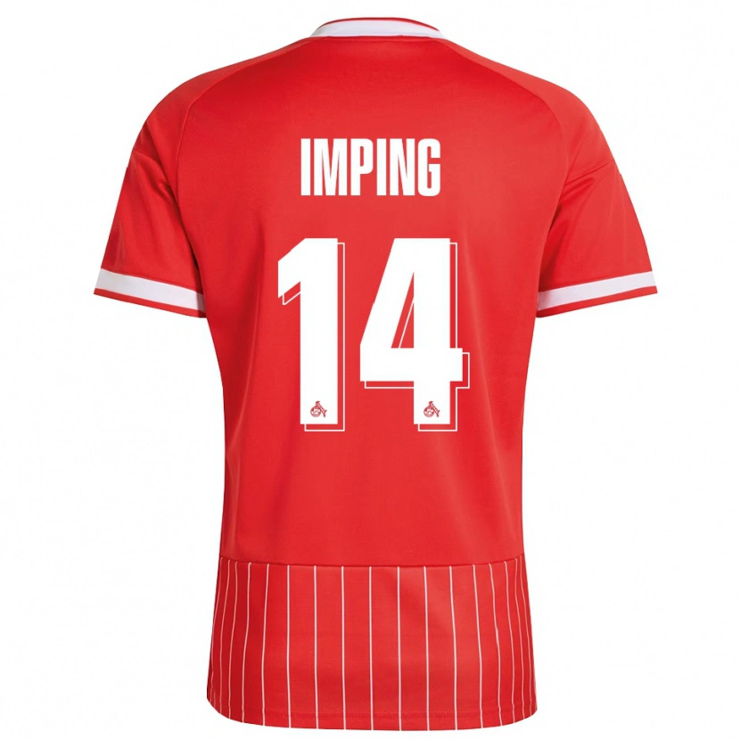 Danxen Donna Maglia Carlotta Imping #14 Rosso Bianco Verde Kit Gara Away 2026/27 Maglietta