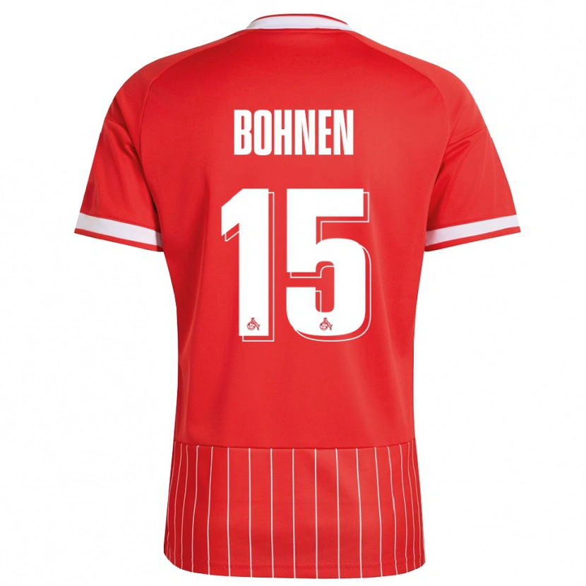 Danxen Donna Maglia Bohnen #15 Rosso Bianco Verde Kit Gara Away 2026/27 Maglietta