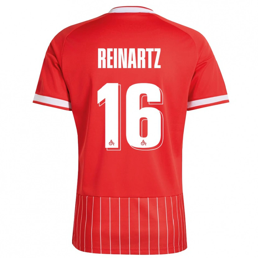 Danxen Donna Maglia Ben Reinartz #16 Rosso Bianco Verde Kit Gara Away 2026/27 Maglietta