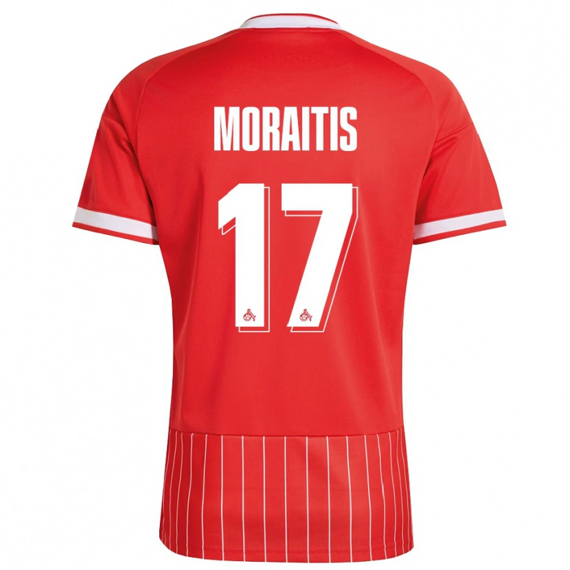 Danxen Donna Maglia Victor Moraitis #17 Rosso Bianco Verde Kit Gara Away 2026/27 Maglietta