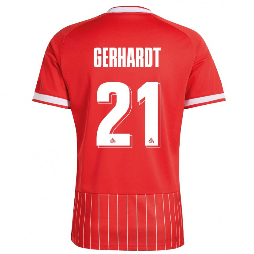 Danxen Donna Maglia Anna Gerhardt #21 Rosso Bianco Verde Kit Gara Away 2026/27 Maglietta