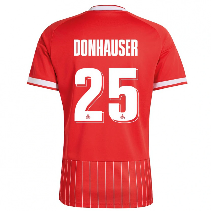Danxen Donna Maglia Laura Donhauser #25 Rosso Bianco Verde Kit Gara Away 2026/27 Maglietta