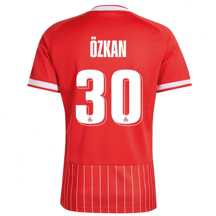 Danxen Donna Maglia Mikail Özkan #30 Rosso Bianco Verde Kit Gara Away 2026/27 Maglietta
