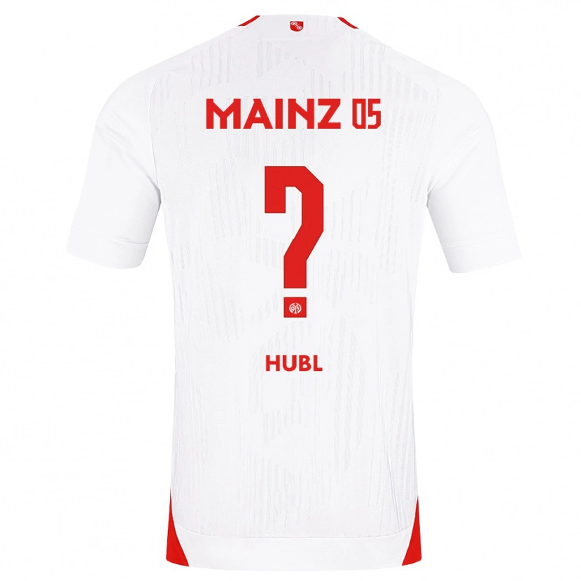 Danxen Donna Maglia Jannis Hubl #0 Bianco Rosso Giallo Kit Gara Away 2026/27 Maglietta
