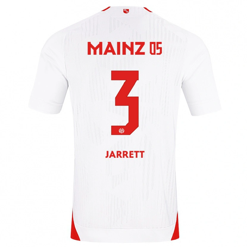 Danxen Donna Maglia Tyrone Jarrett #3 Bianco Rosso Giallo Kit Gara Away 2026/27 Maglietta