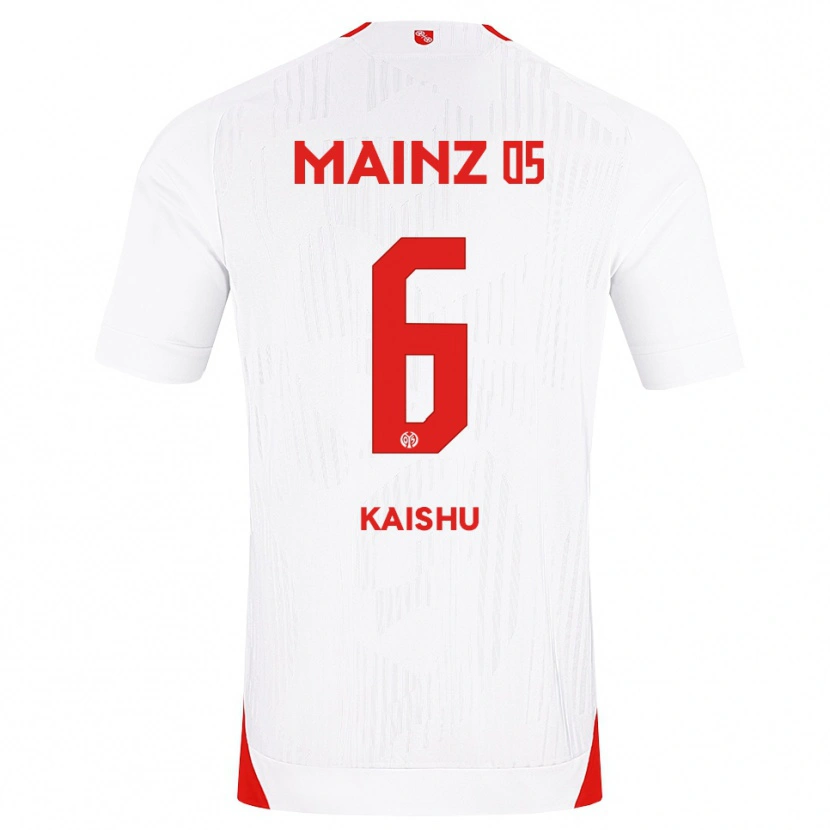 Danxen Donna Maglia Kaishu Sano #6 Bianco Rosso Giallo Kit Gara Away 2026/27 Maglietta