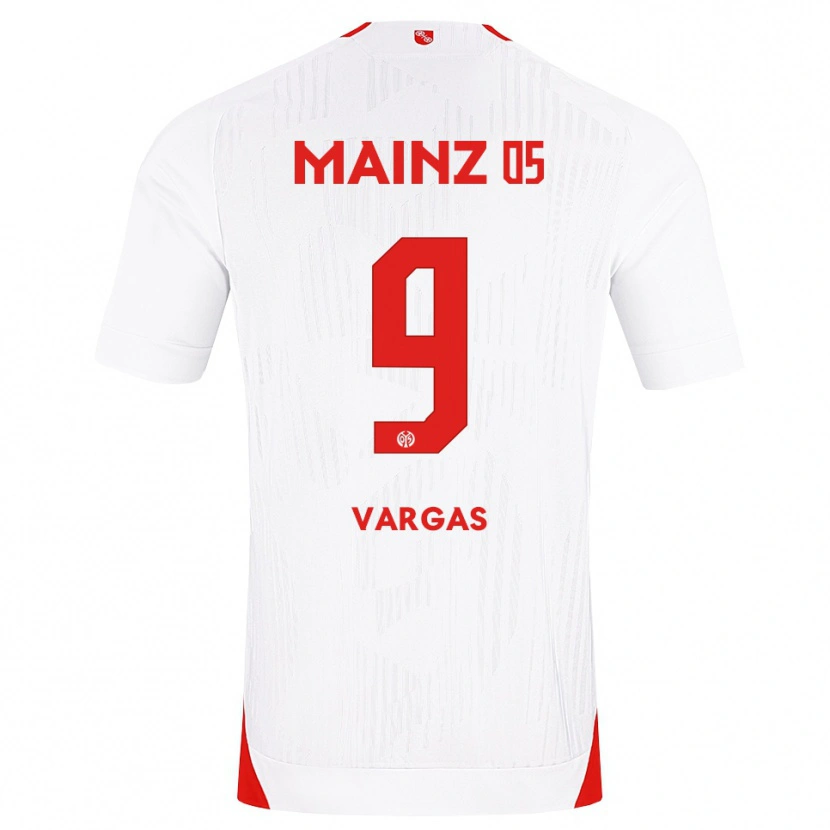 Danxen Donna Maglia Nayrobi Vargas #9 Bianco Rosso Giallo Kit Gara Away 2026/27 Maglietta