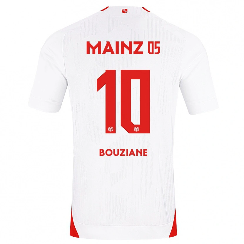 Danxen Donna Maglia Chiara Bouziane #10 Bianco Rosso Giallo Kit Gara Away 2026/27 Maglietta