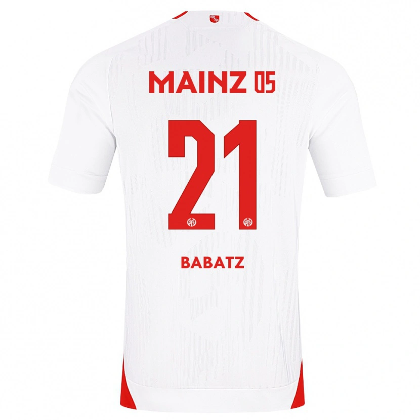 Danxen Donna Maglia Louis Babatz #21 Bianco Rosso Giallo Kit Gara Away 2026/27 Maglietta