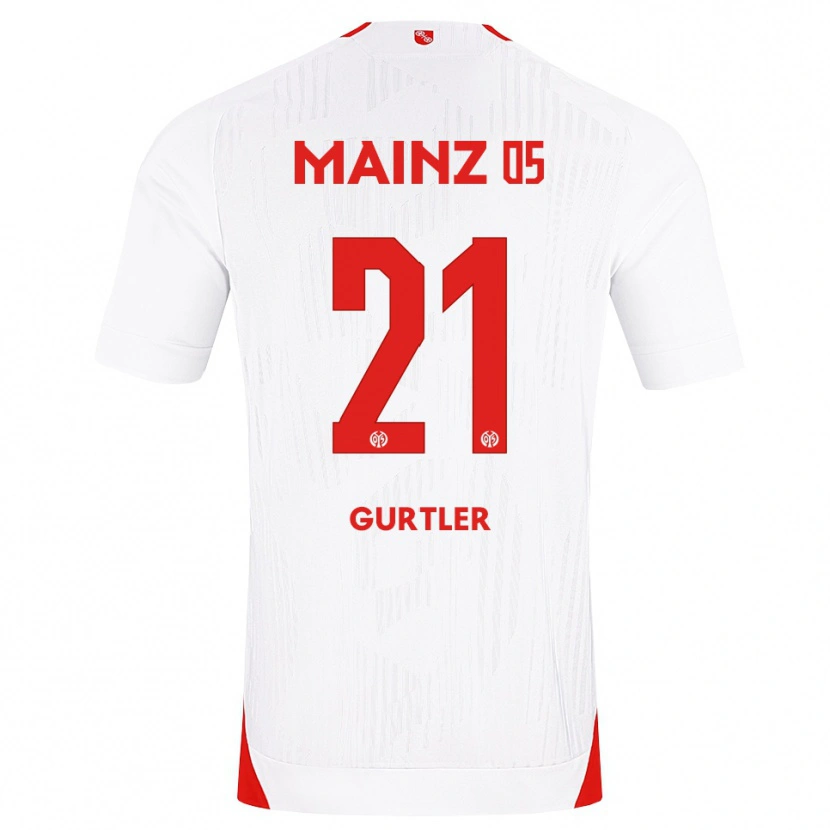 Danxen Donna Maglia Lisa Gürtler #21 Bianco Rosso Giallo Kit Gara Away 2026/27 Maglietta