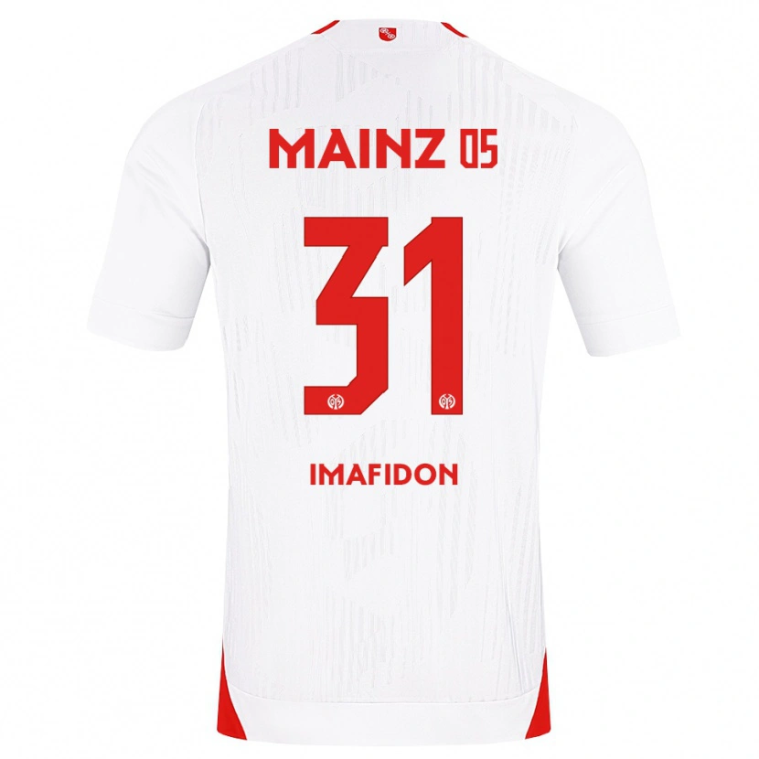 Danxen Donna Maglia Daniel Imafidon #31 Bianco Rosso Giallo Kit Gara Away 2026/27 Maglietta