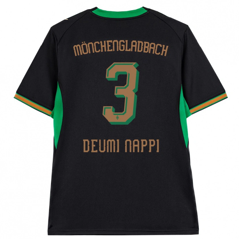 Danxen Donna Maglia Dimitrie Deumi Nappi #3 Nero Arancione Verde Marrone Kit Gara Away 2026/27 Maglietta
