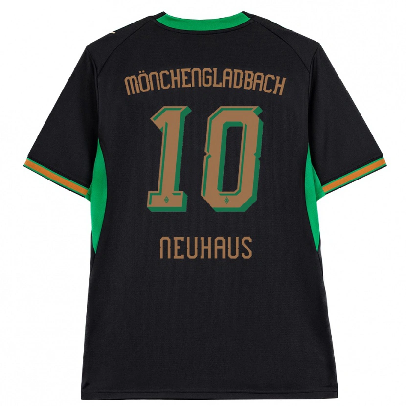 Danxen Donna Maglia Florian Neuhaus #10 Nero Arancione Verde Marrone Kit Gara Away 2026/27 Maglietta