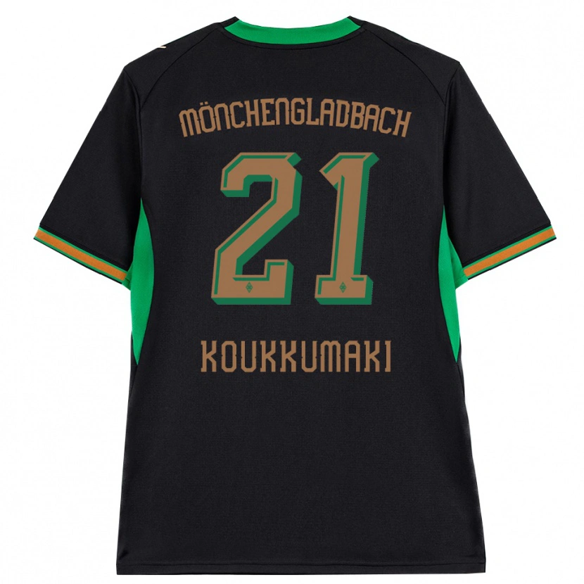 Danxen Donna Maglia Taavi Koukkumäki #21 Nero Arancione Verde Marrone Kit Gara Away 2026/27 Maglietta