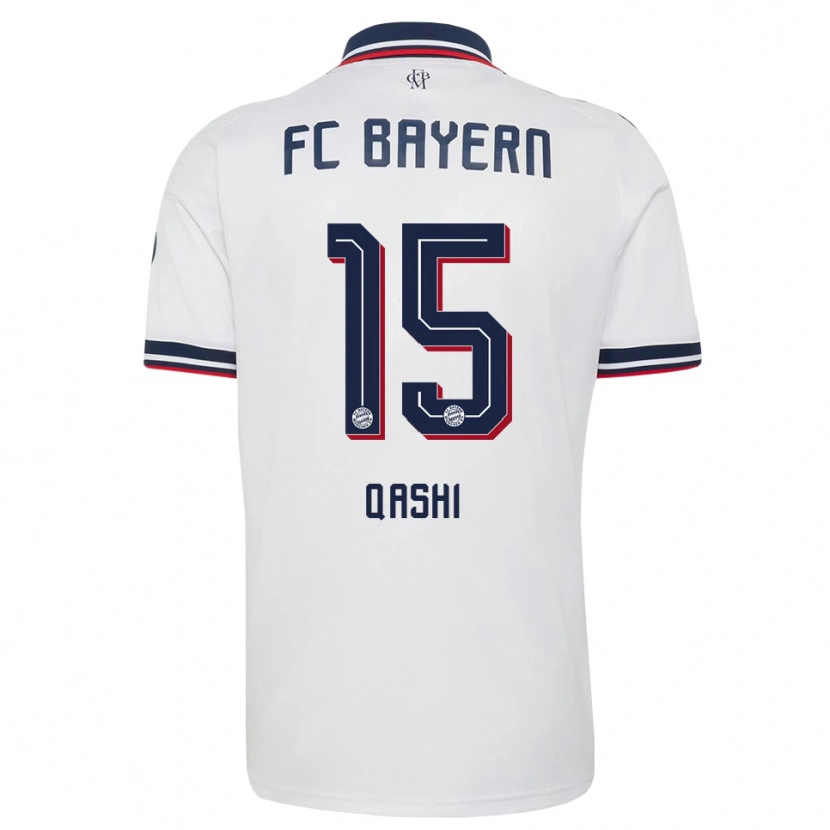 Danxen Donna Maglia Yousef Qashi #15 Bianco Grigio Rosso Kit Gara Away 2026/27 Maglietta