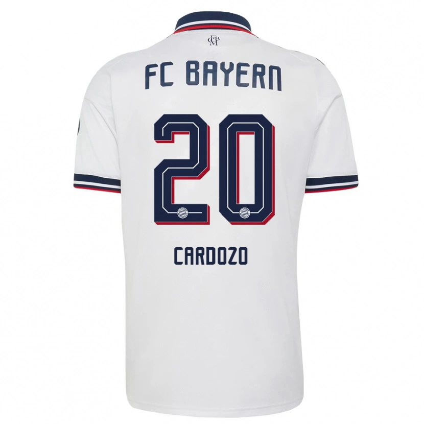 Danxen Donna Maglia Maycon Cardozo #20 Bianco Grigio Rosso Kit Gara Away 2026/27 Maglietta