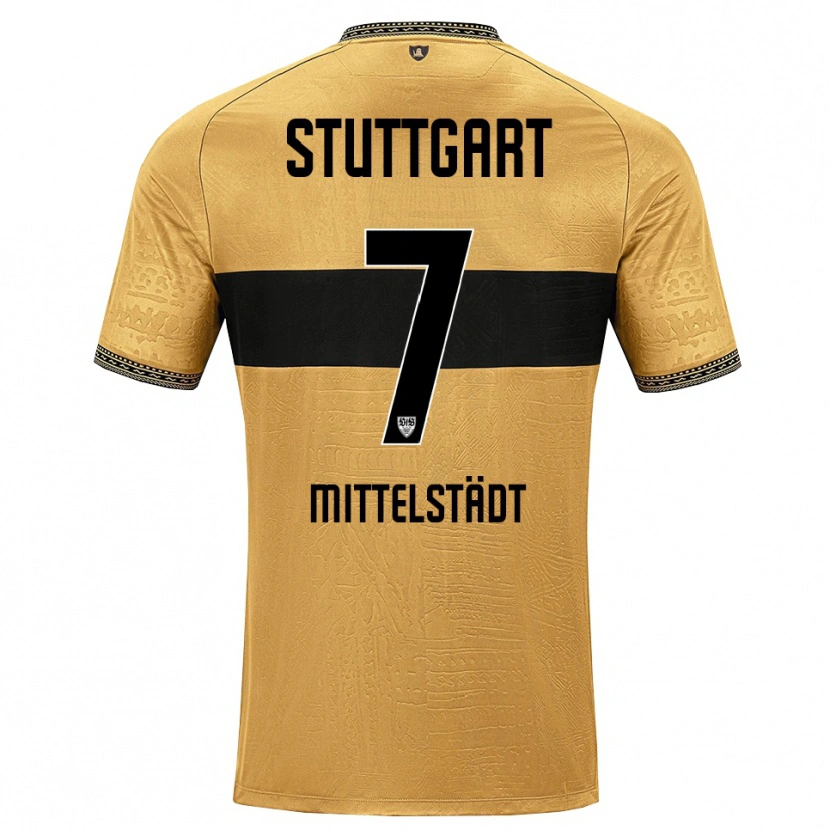 Danxen Donna Maglia Maximilian Mittelstädt #7 Marrone Nero Bianco Kit Gara Away 2026/27 Maglietta